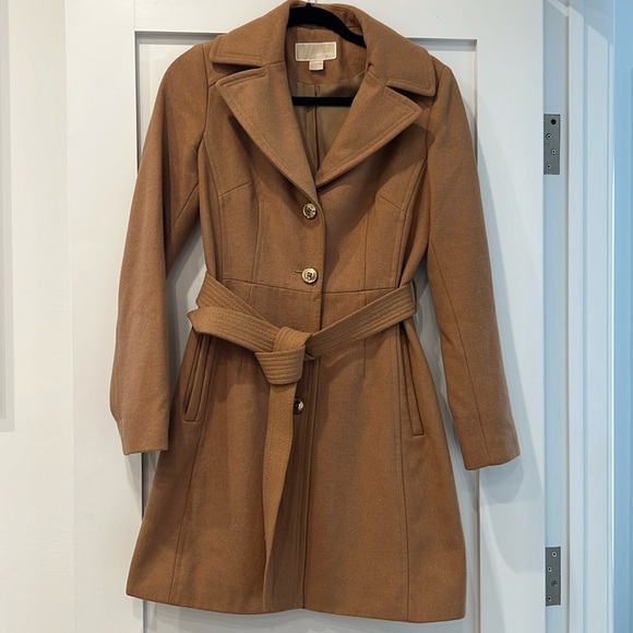 Michael Kors Jackets & Blazers - Michael Kors Belted Wool Coat